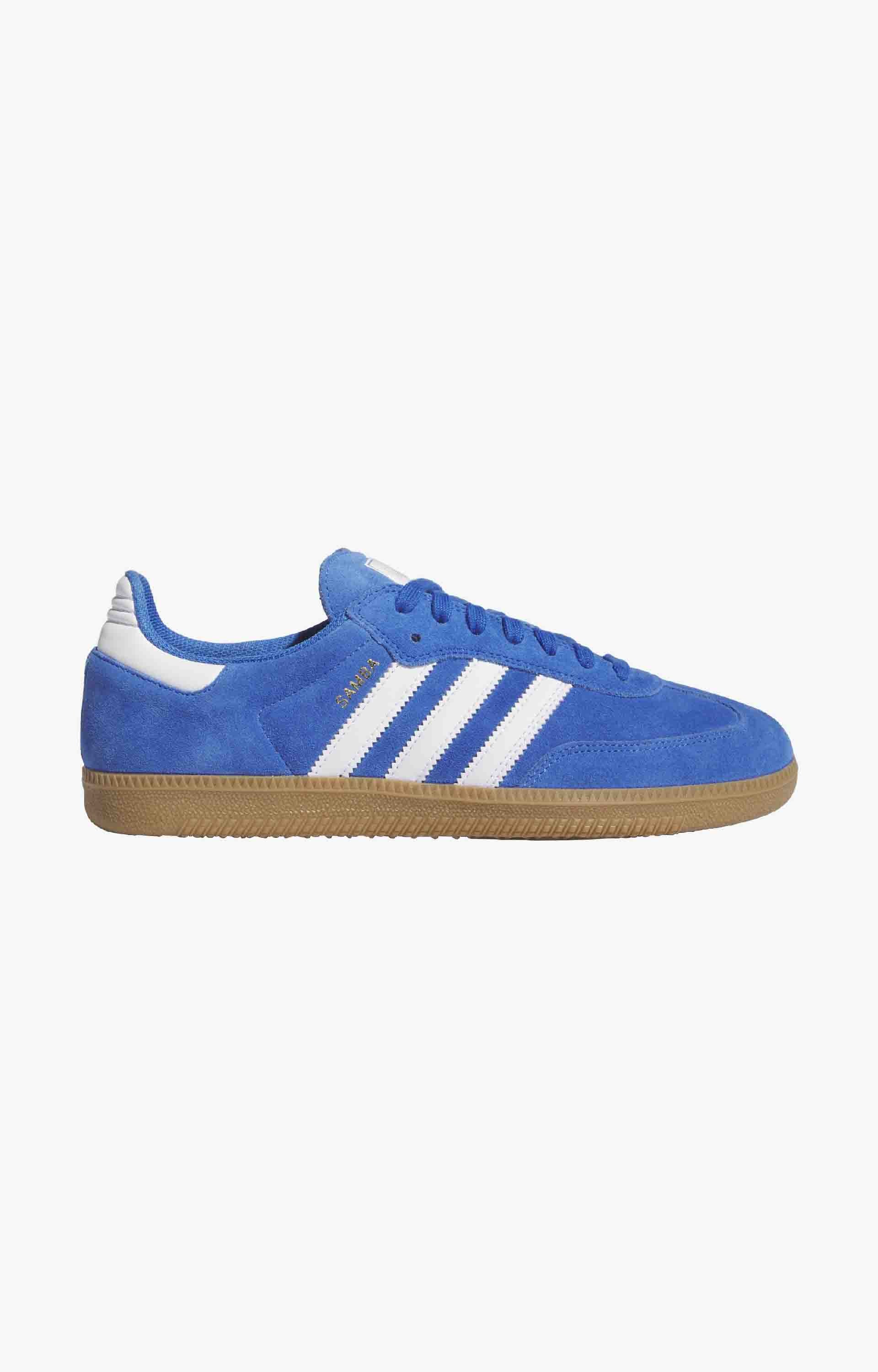 Adidas Samba Adv Shoe Blue Concrete Skate Supply