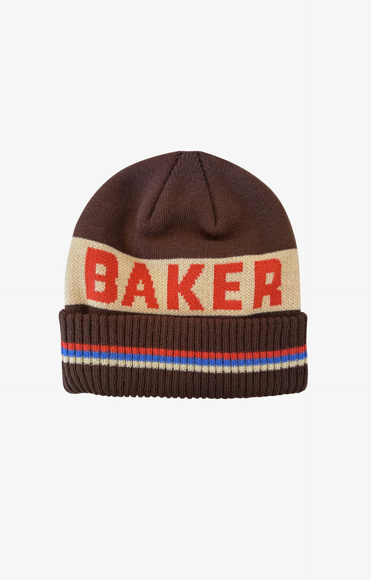 Baker Olympian Beanie Headwear, Dark Brown