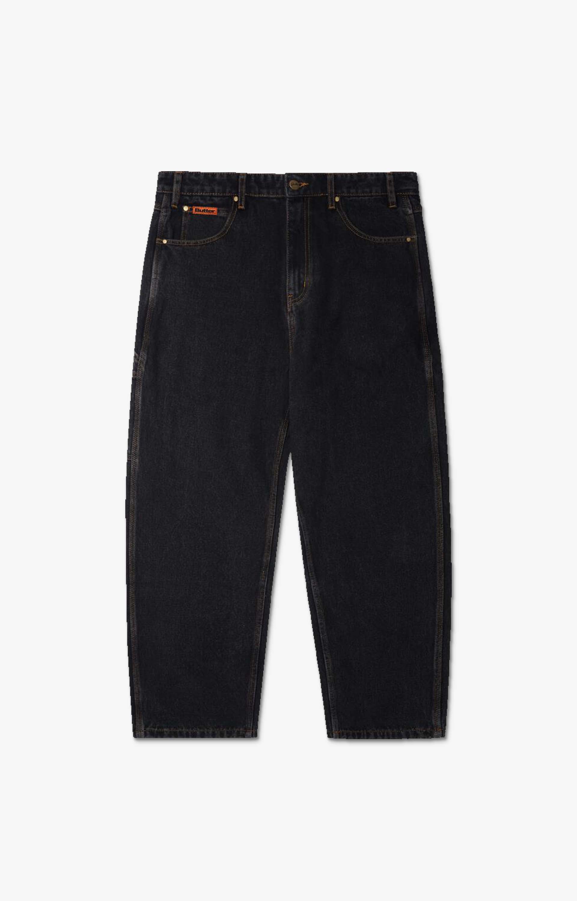 Butter Goods Baggy Denim Jeans Pants, Washed Black – Concrete