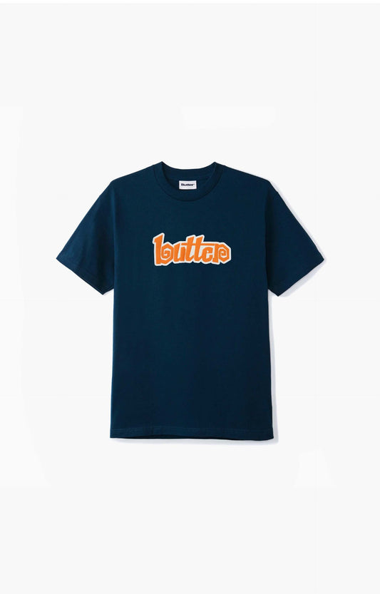 Butter Goods Swirl T-Shirt, Navy