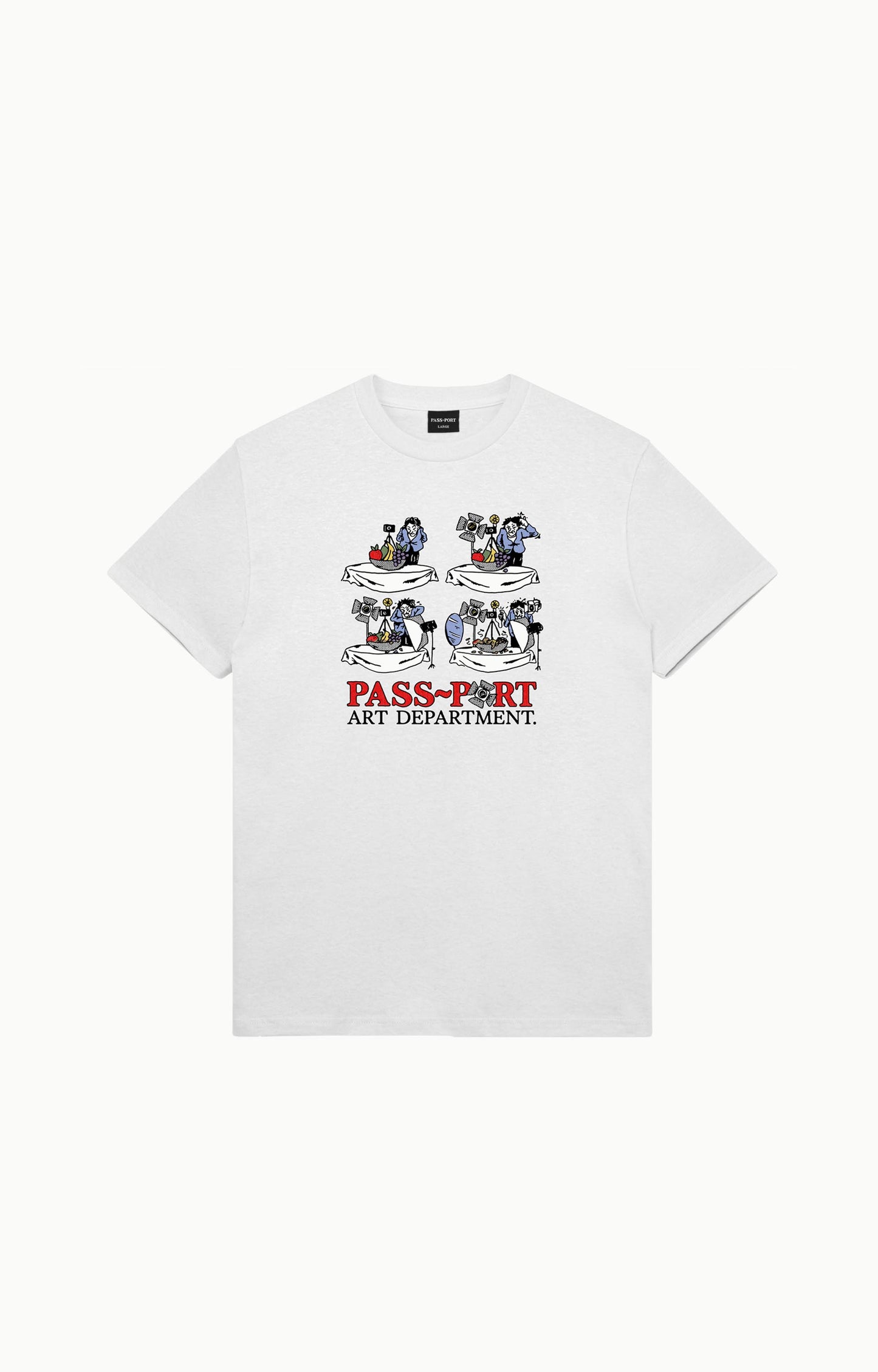 Pass~Port Art Dept. T-Shirt, White