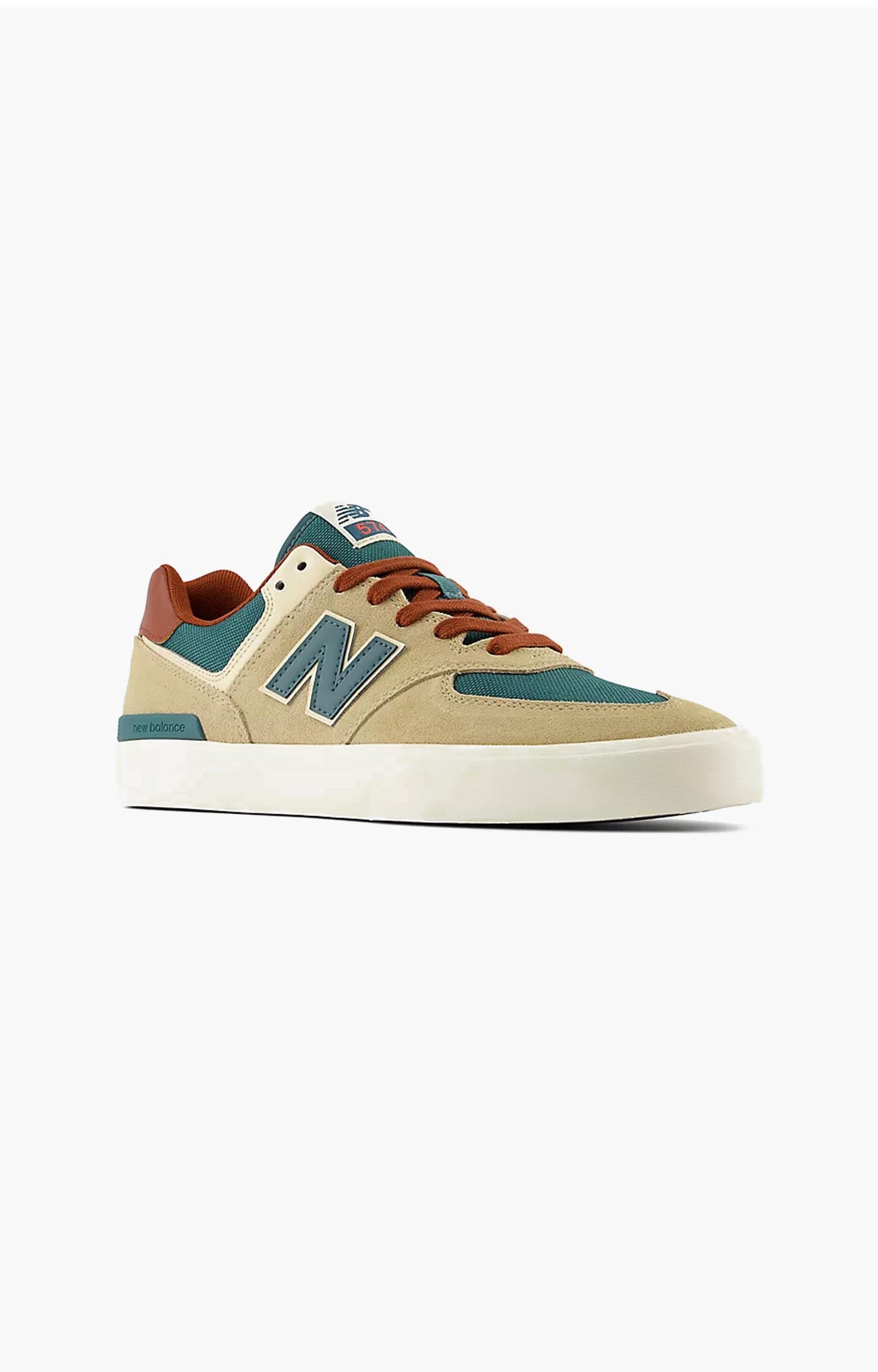 New Balance Numeric NM574VTF Shoe, Tan/Sage