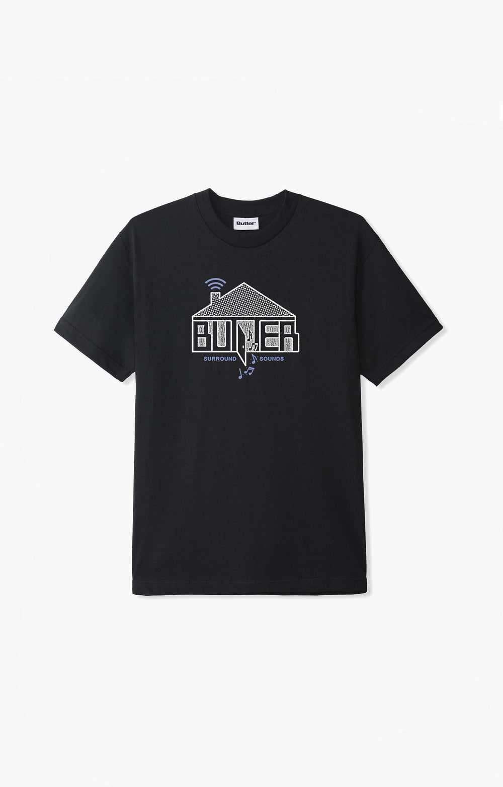 Butter Goods Surround Sounds T-Shirt, Black