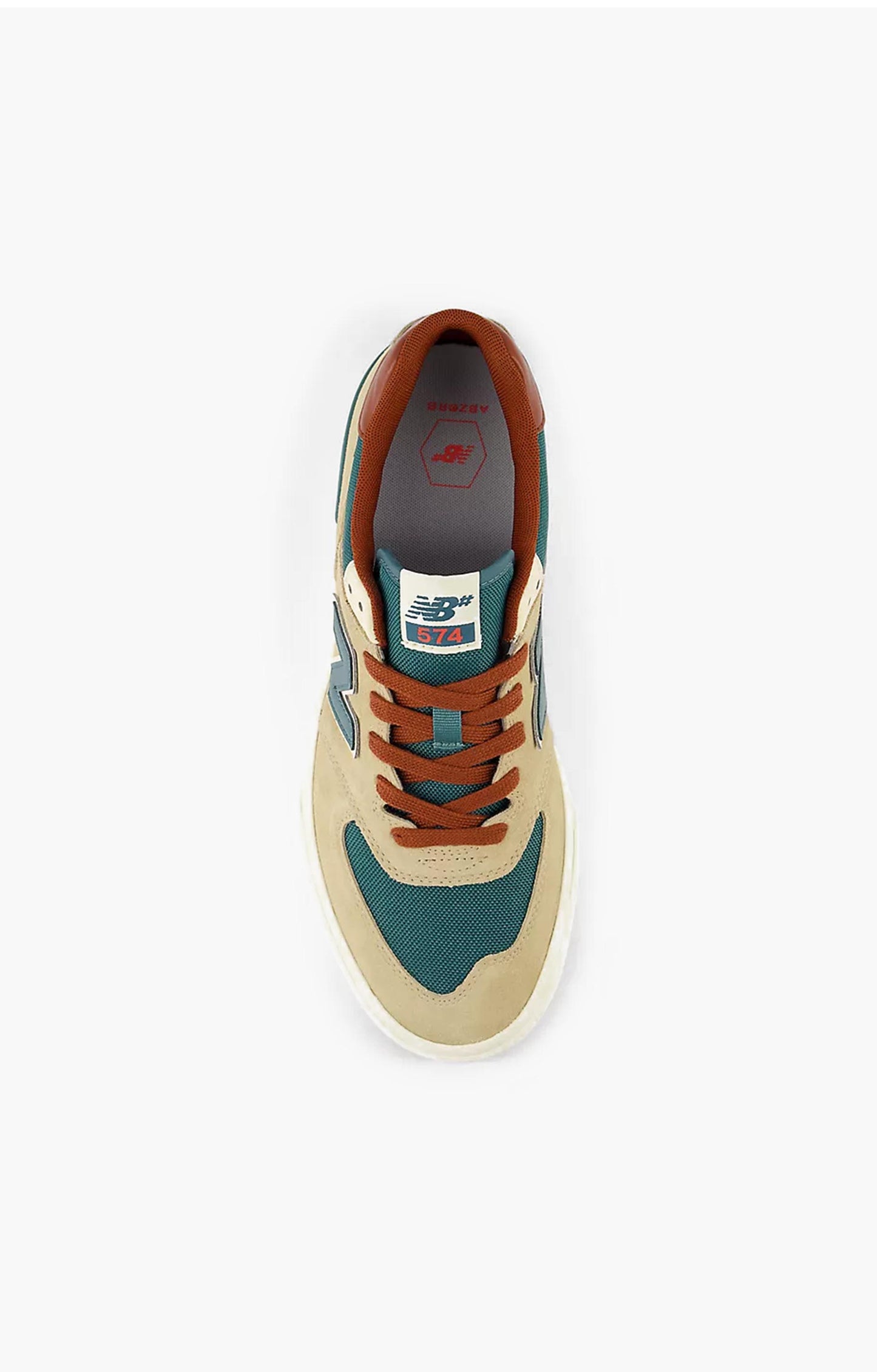 New Balance Numeric NM574VTF Shoe, Tan/Sage