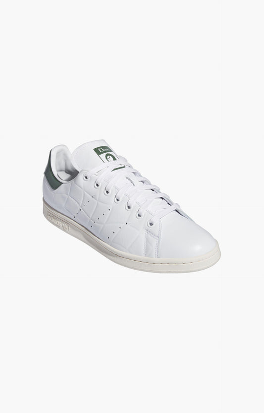 Dime x Adidas Stan Smith Shoes, White/Green