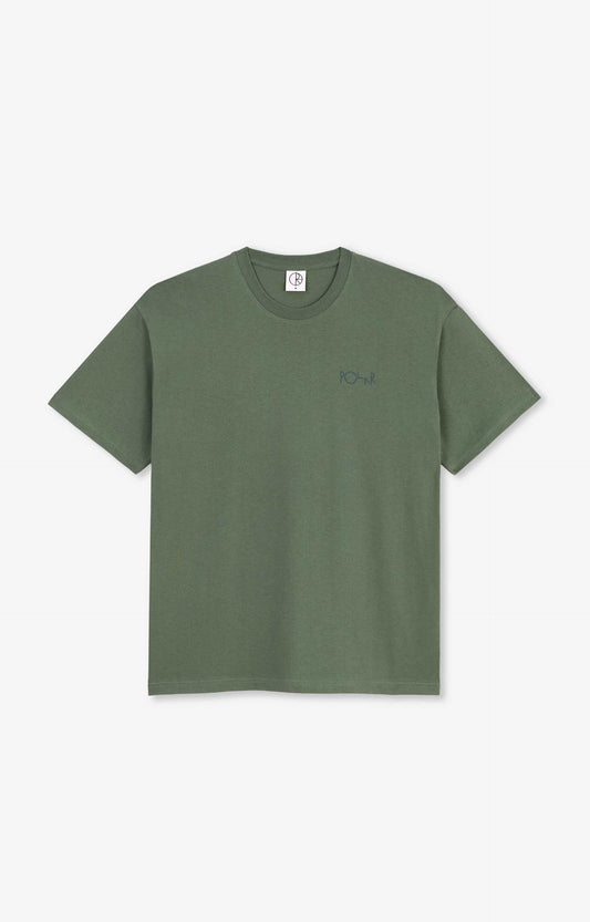 Polar Skate Co Stroke Logo T-Shirt, Jade Green/Dark Green