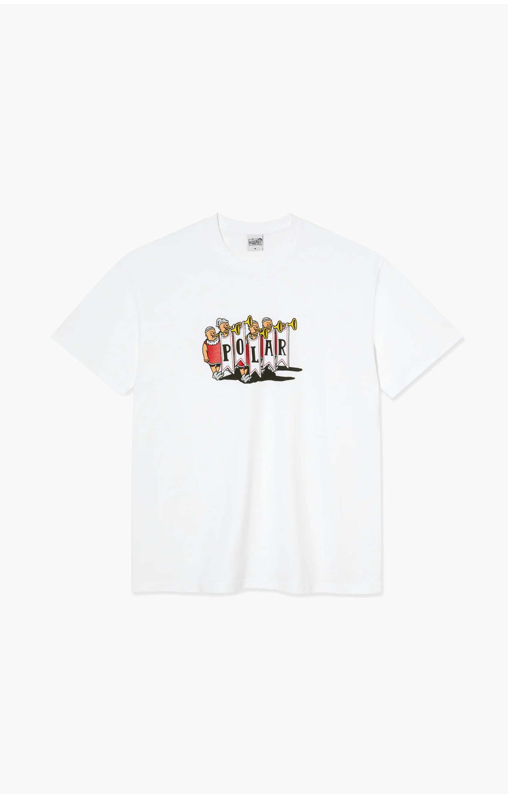 Polar Skate Co Trumpets T-Shirt, White