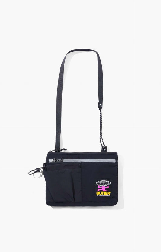 Butter Goods Pace Side Bag, Black