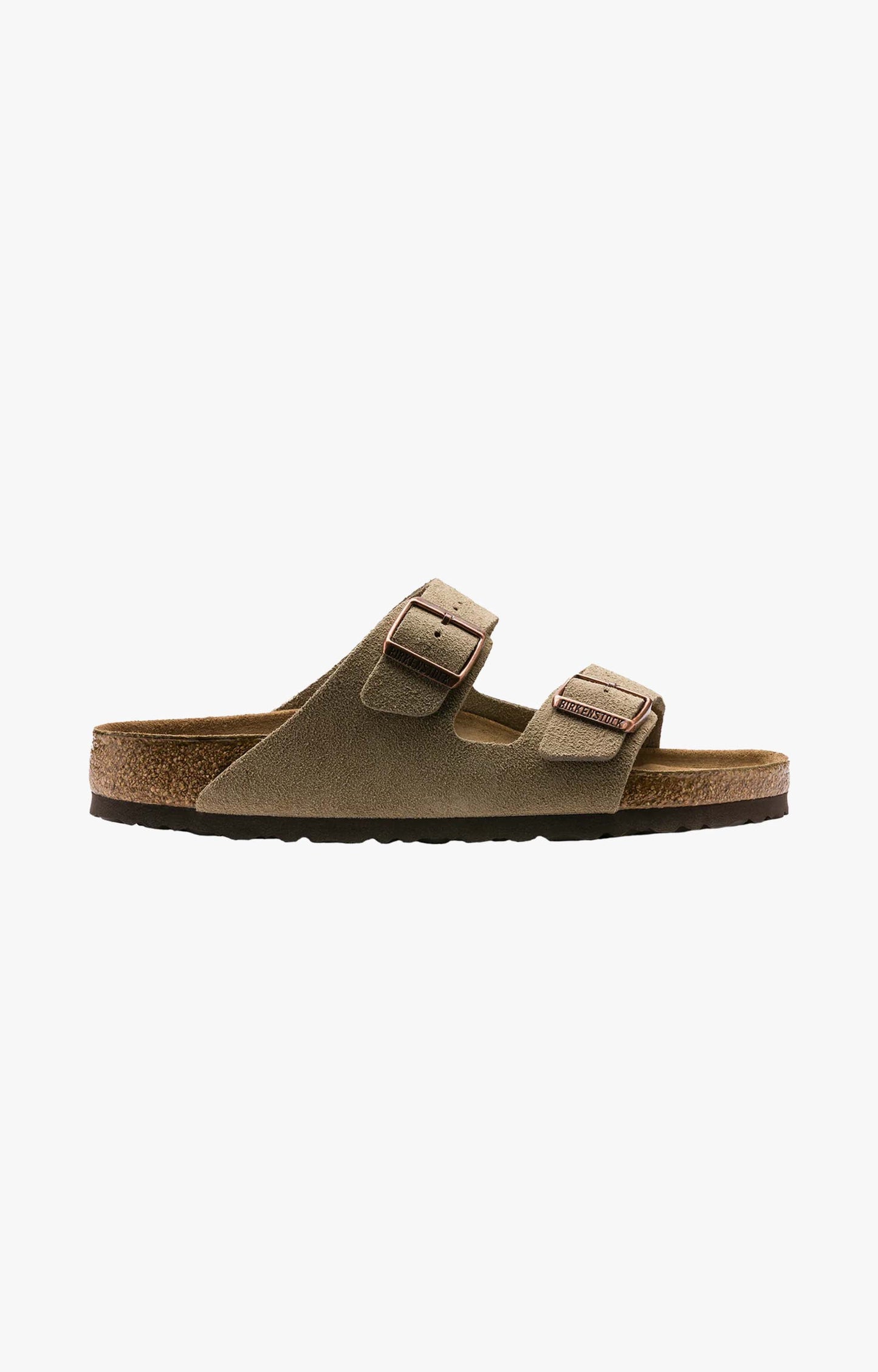 Birkenstock Arizona Soft Footbed Suede Leather Sandals, Taupe