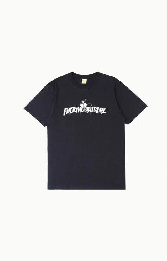 Fucking Awesome Sam Hill Logo T-Shirt, Black