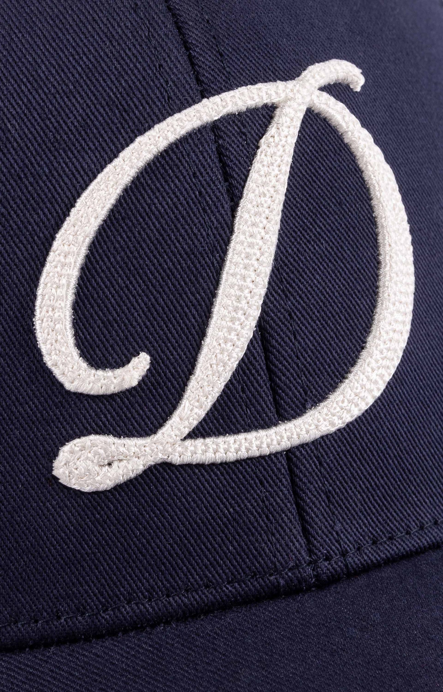 Dime Cursive D Fill Fit Cap, Navy