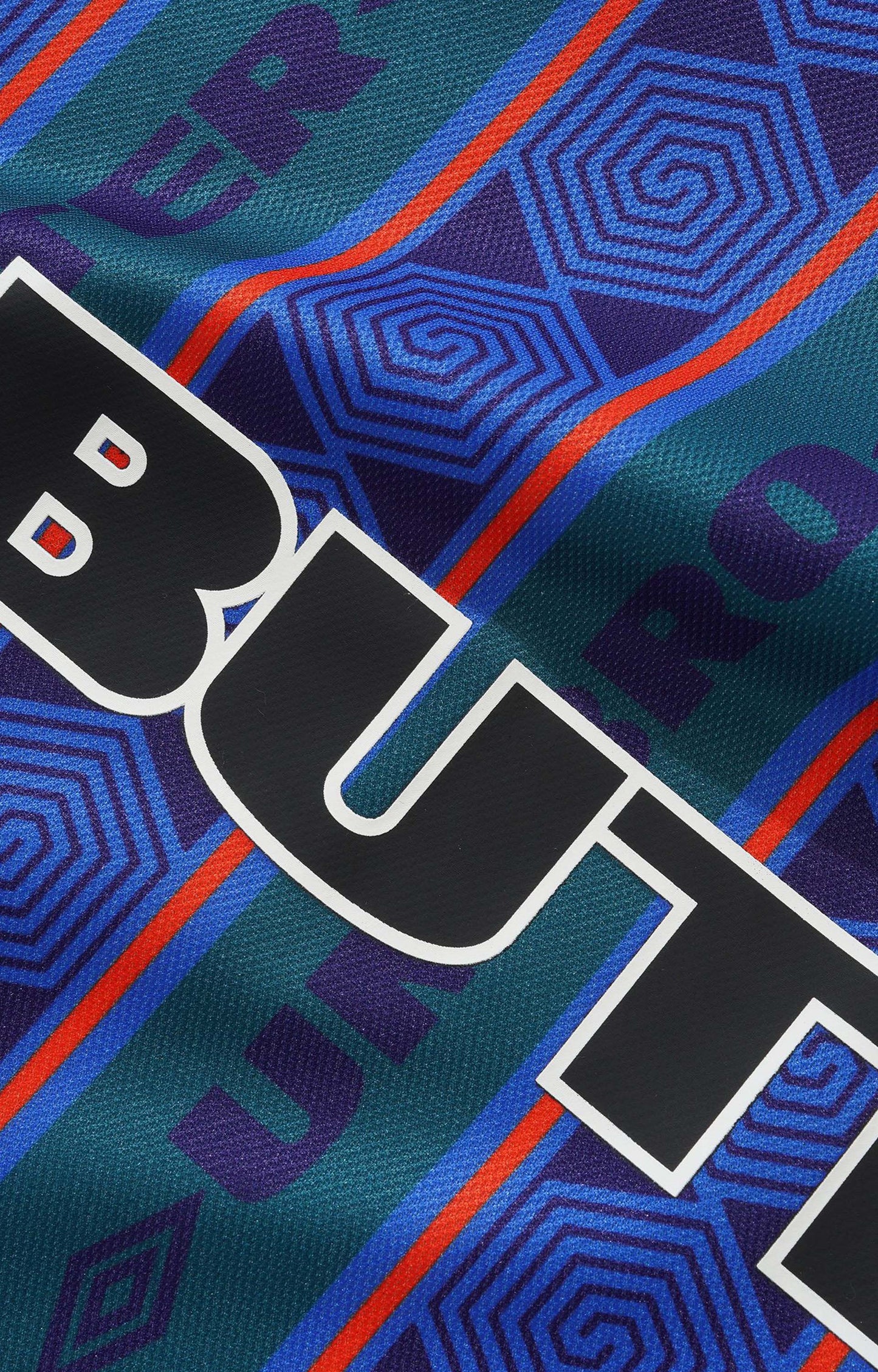 Butter Goods x Umbro Vert Jersey Shirt, Forest/Cobalt