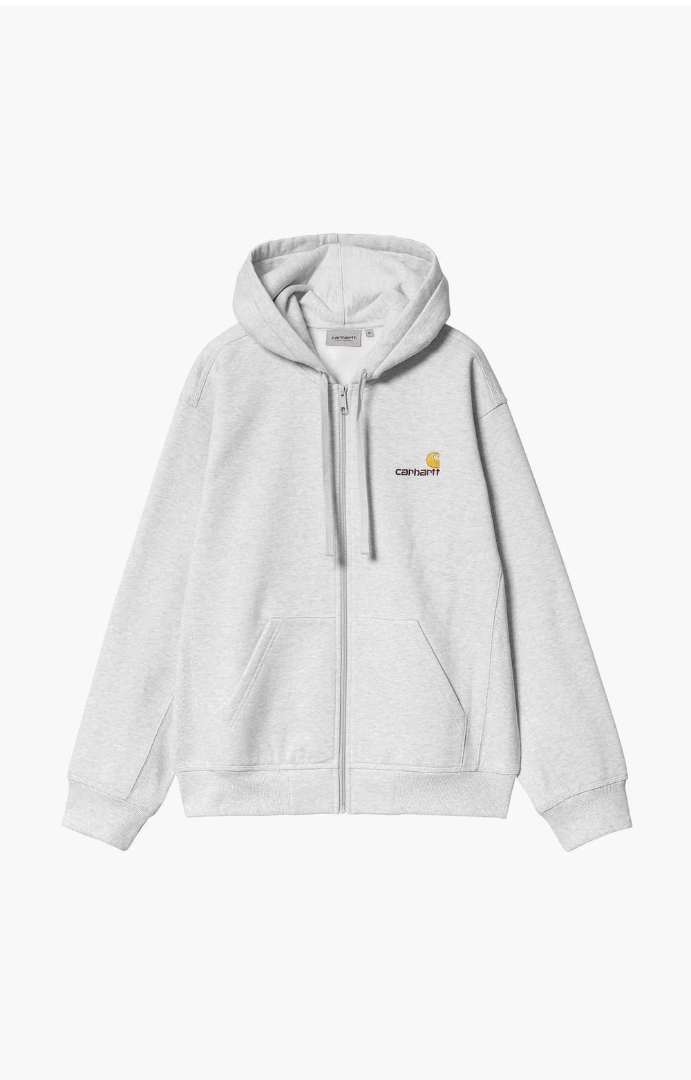 Carhartt WIP American Script Hooded Jacket Outerwear, Ash Grey