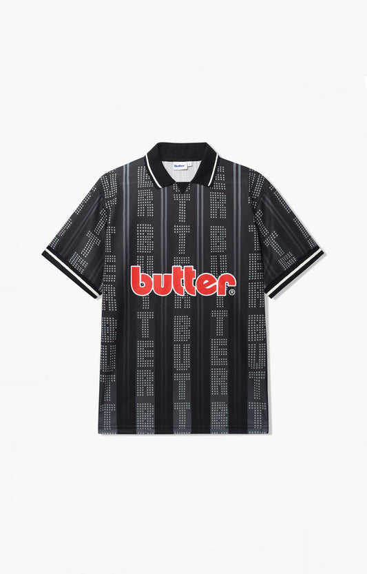 Butter Goods City Jersey Shirt, Black/Grey