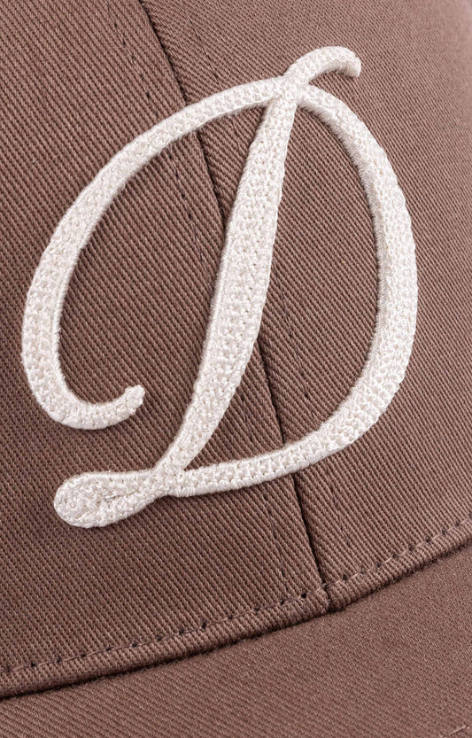 Dime Cursive D Fill Fit Cap, Tan