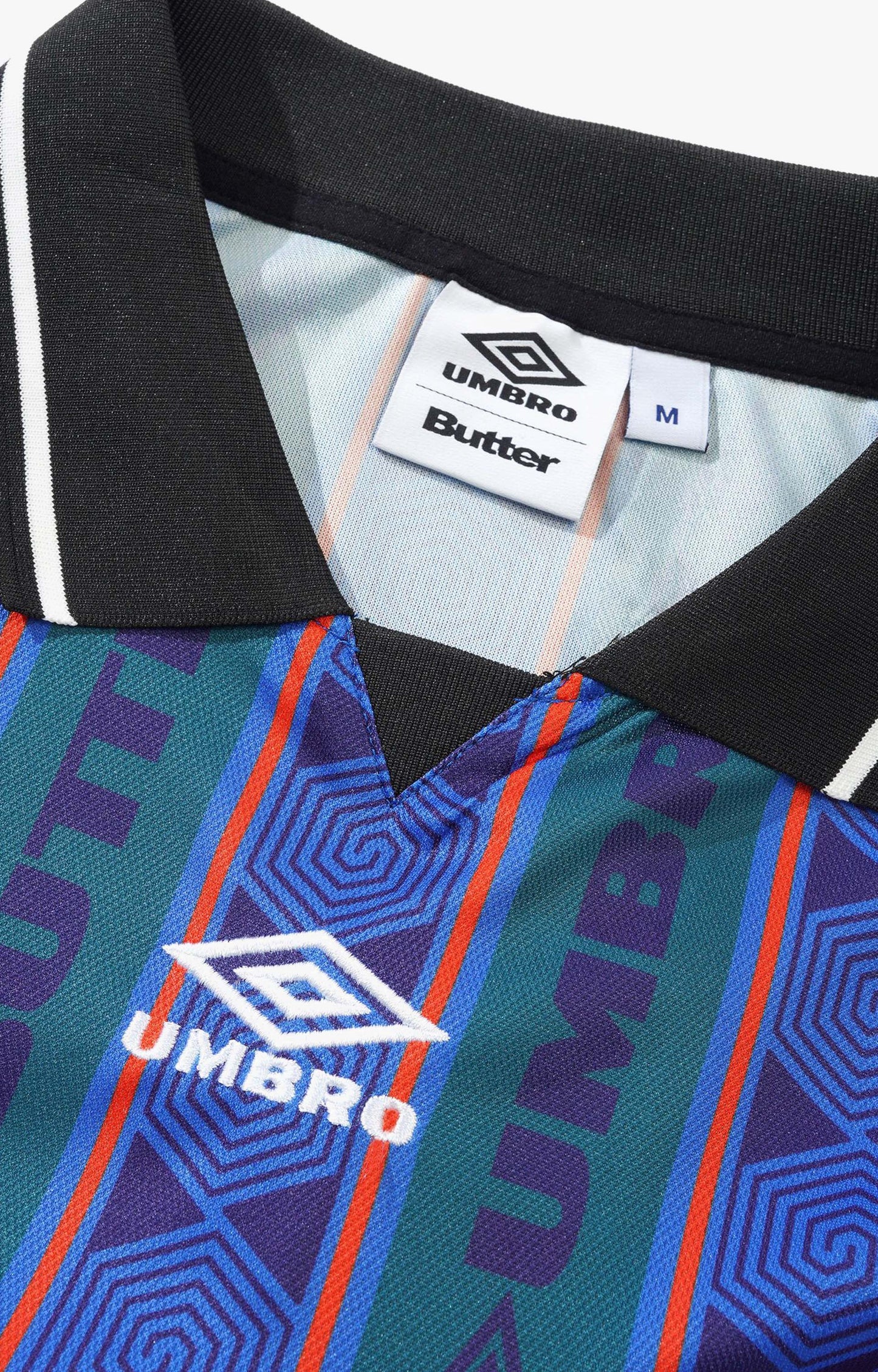 Butter Goods x Umbro Vert Jersey Shirt, Forest/Cobalt