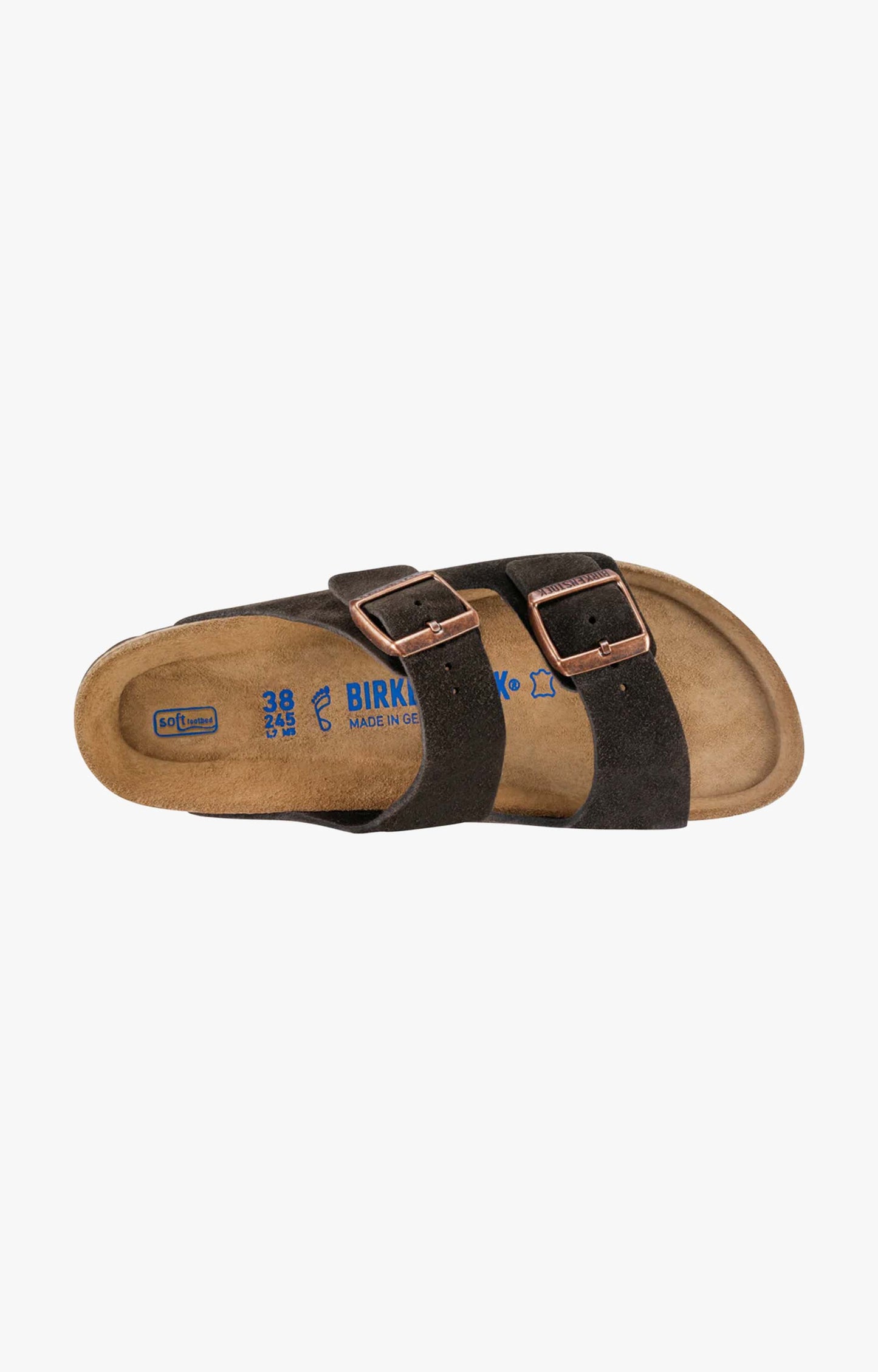 Birkenstock Arizona Soft Footbed Suede Leather Sandals, Mocha