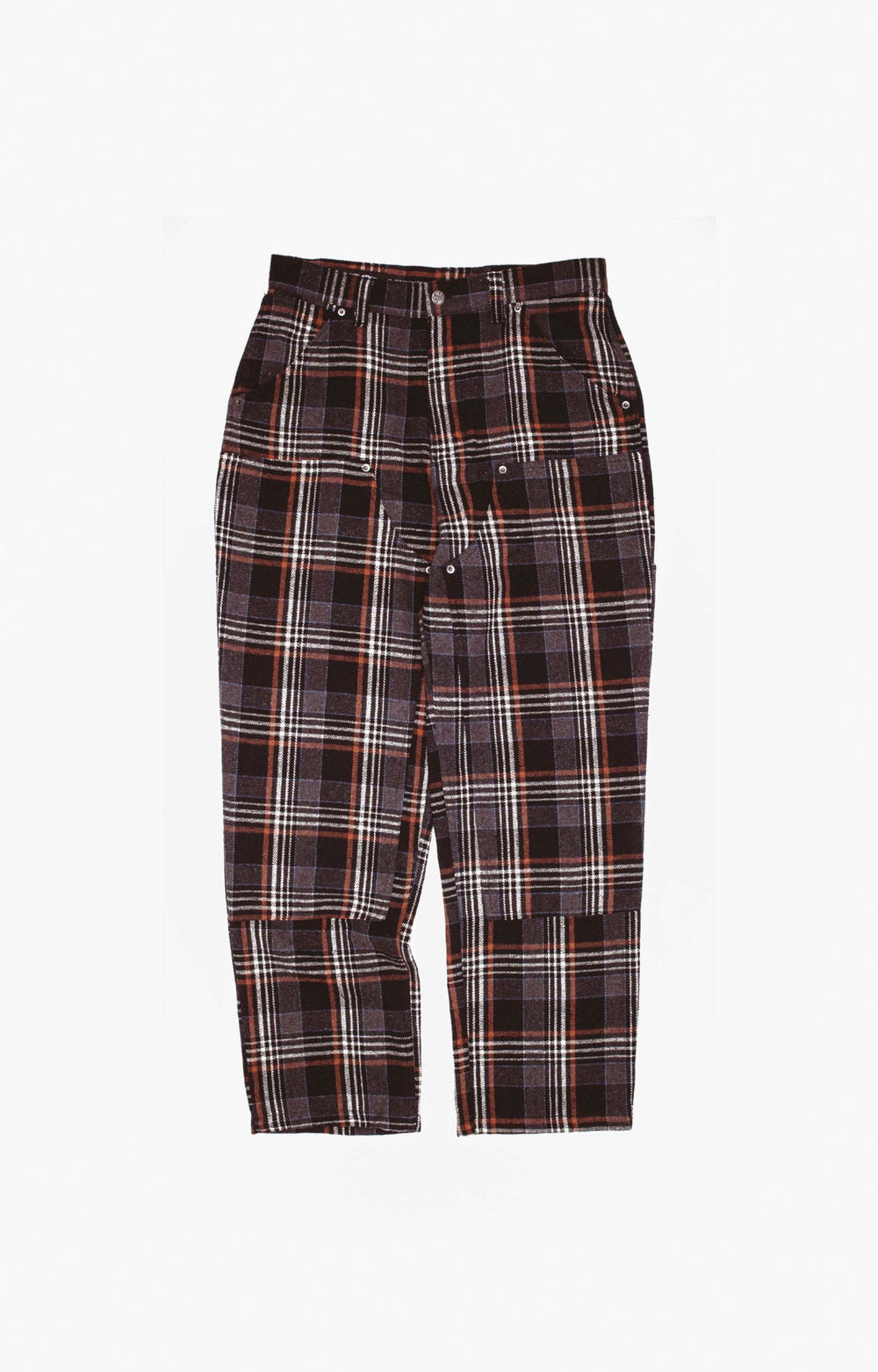 Fucking Awesome Double Knee Pant, Black/Plaid