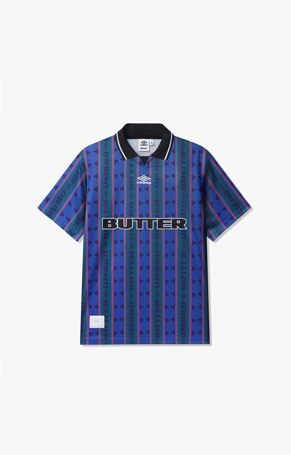 Butter Goods x Umbro Vert Jersey Shirt, Forest/Cobalt