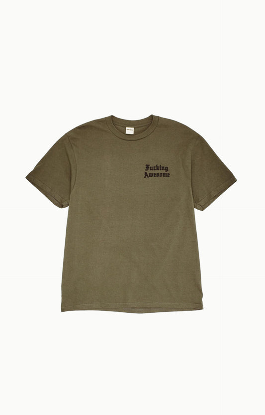 Fucking Awesome 14th Century T-Shirt, Olive