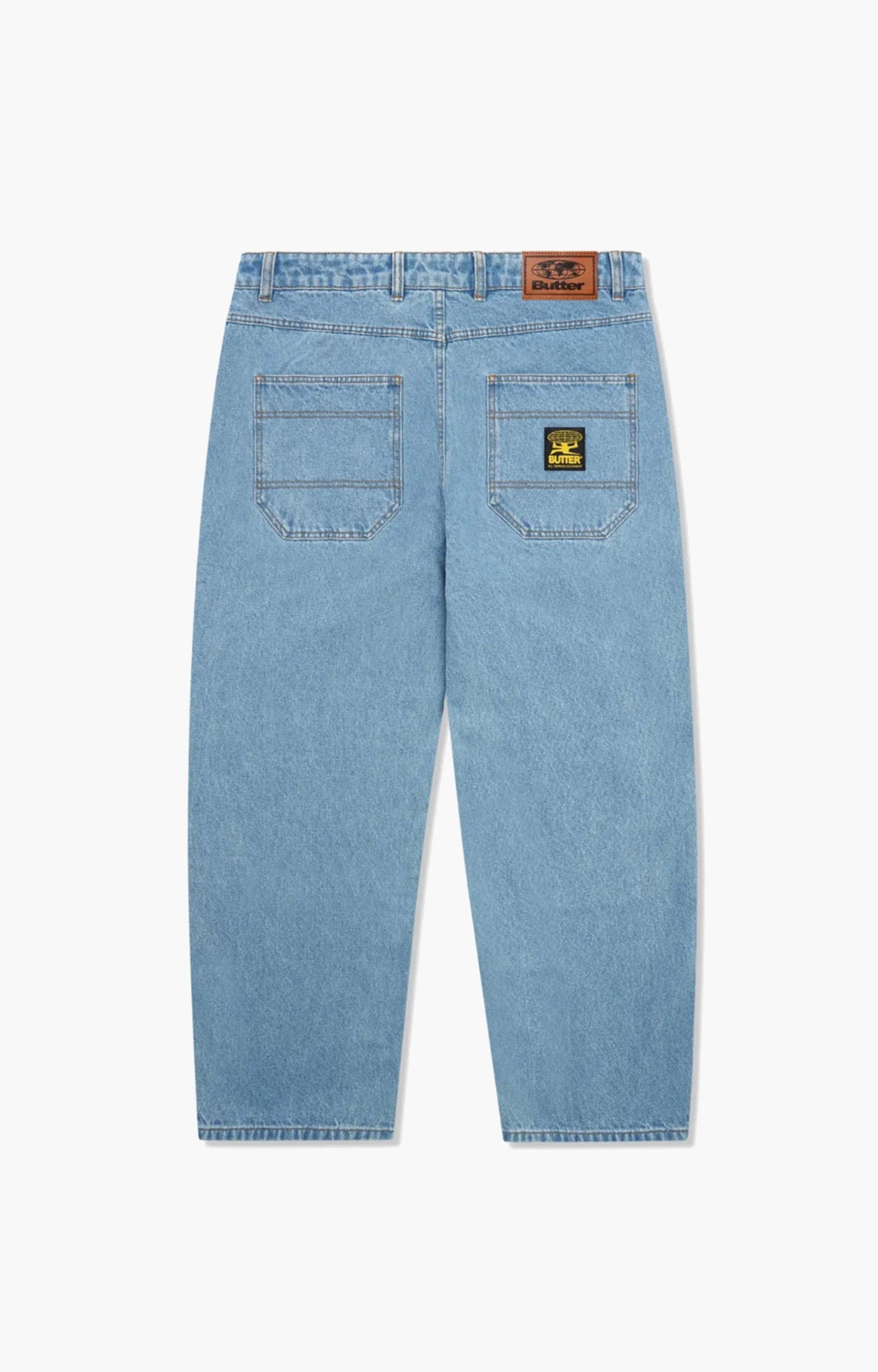 Butter Goods Patch Pocket Denim Pants, Washed Indigo