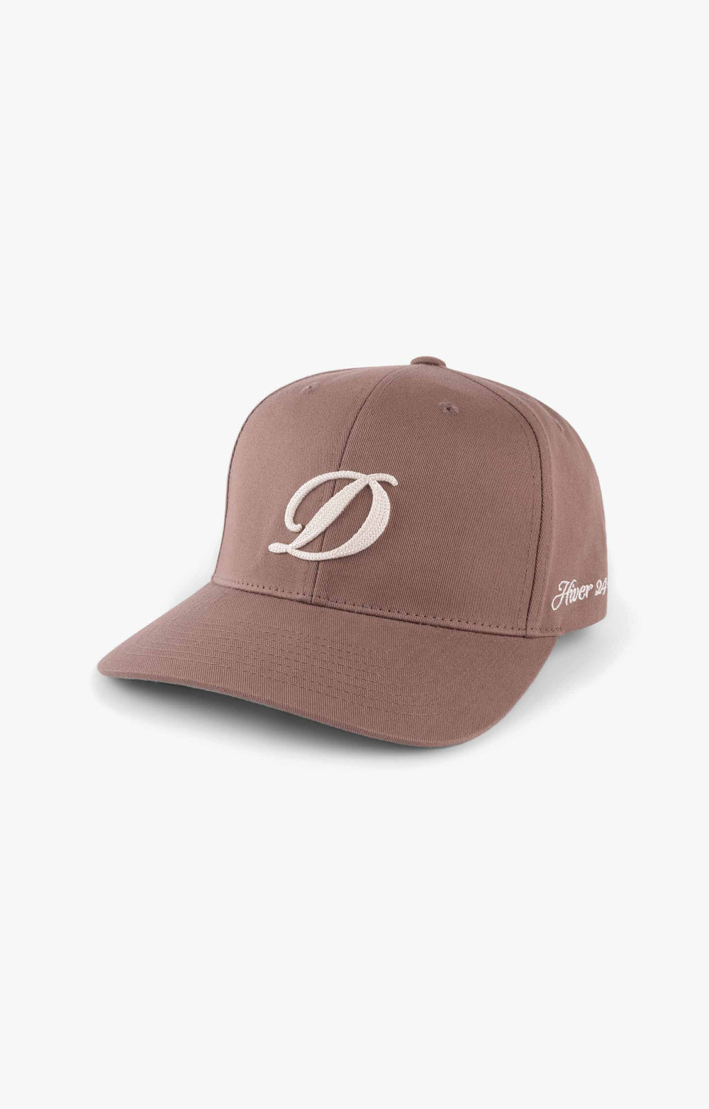 Dime Cursive D Fill Fit Cap, Tan