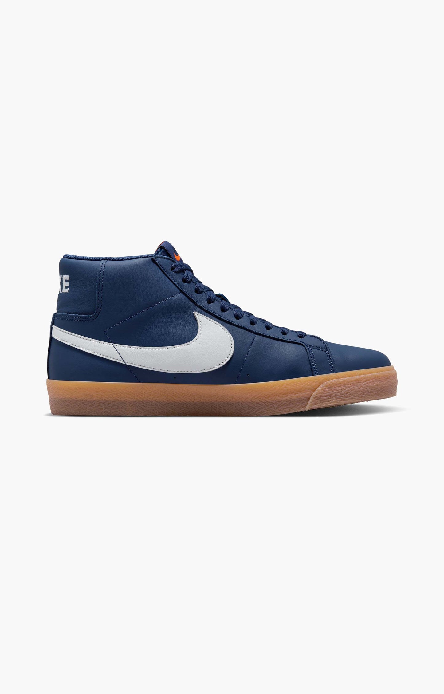 Nike SB Blazer Mid Shoe, Navy/Gum