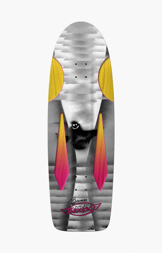 Krooked Evil Beamer 2 Skateboard Deck, 10.75"