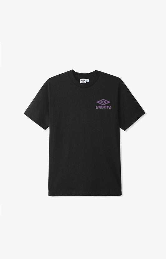 Butter Goods x Umbro Lines T-Shirt, Black