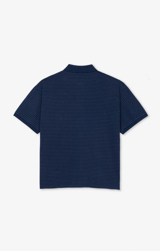 Polar Skate Co Surf Polo Dots Shirt, Dark Blue