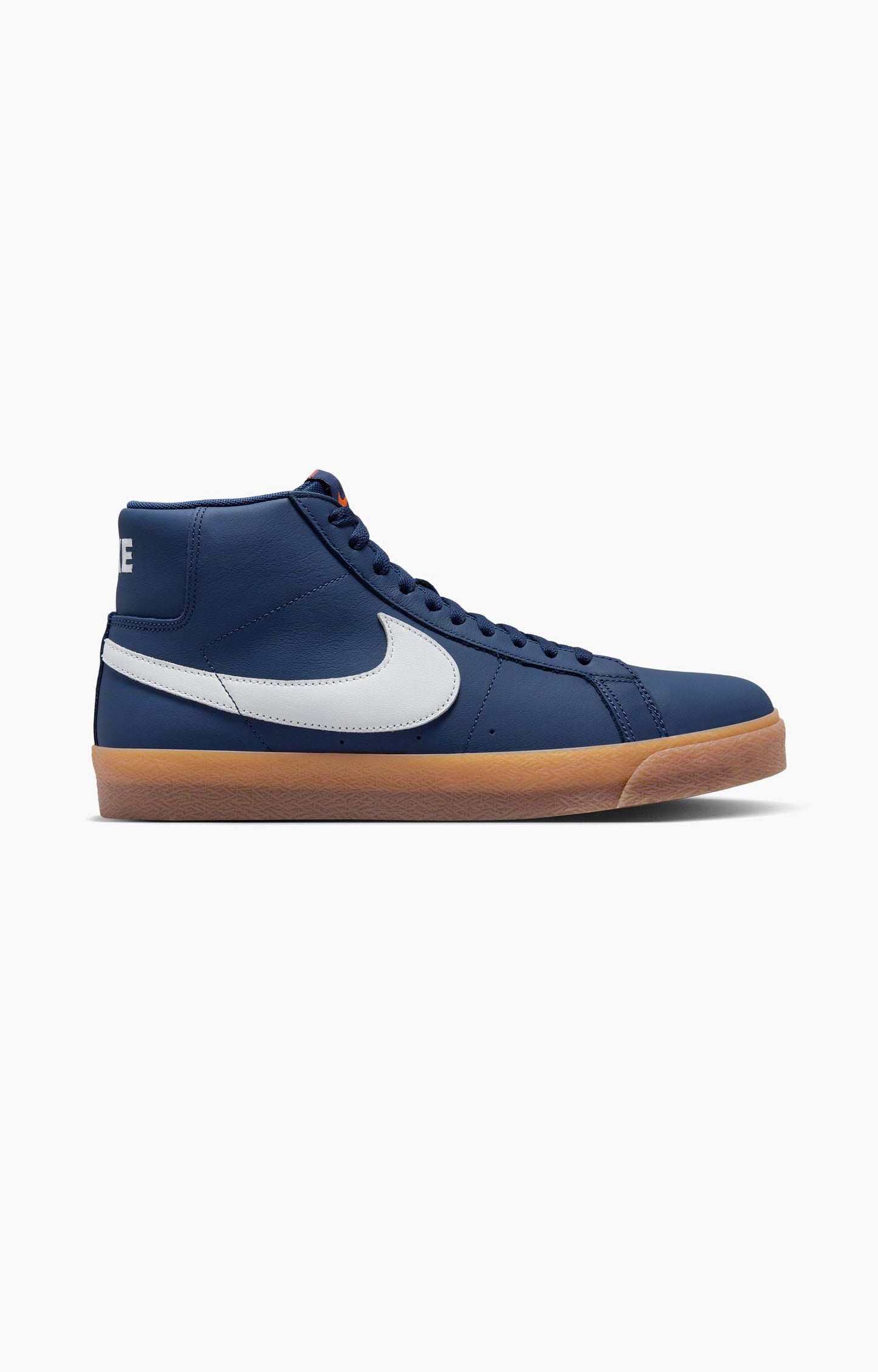 Nike SB Blazer Mid Shoe, Navy/Gum