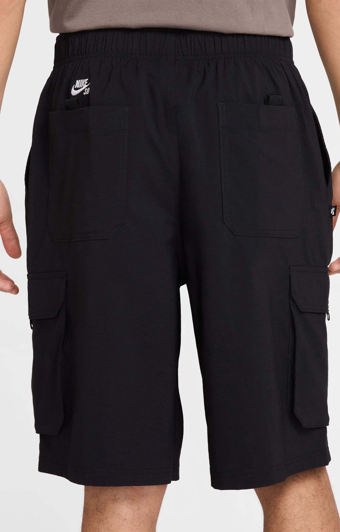 Nike SB Dri-Fit Kearny Cargo Shorts, Black/White