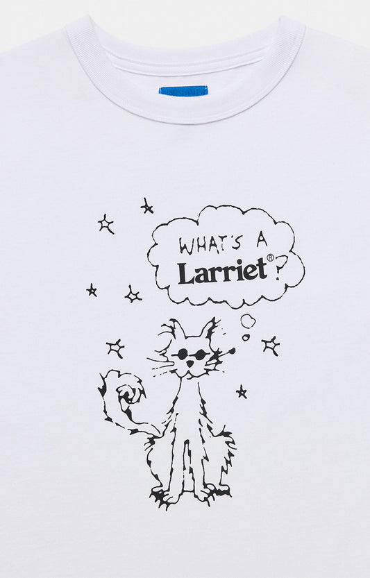 Larriet What? T-Shirt, White