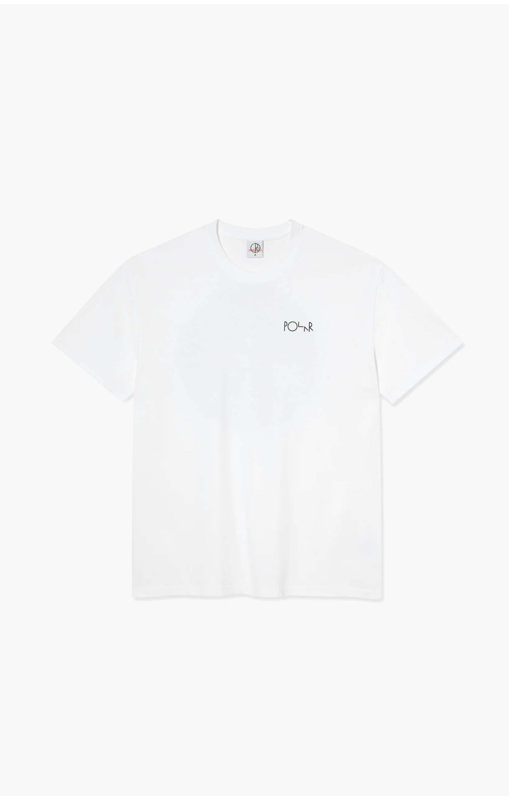 Polar Skate Co Fill Logo Burnside 2084 T-Shirt, White