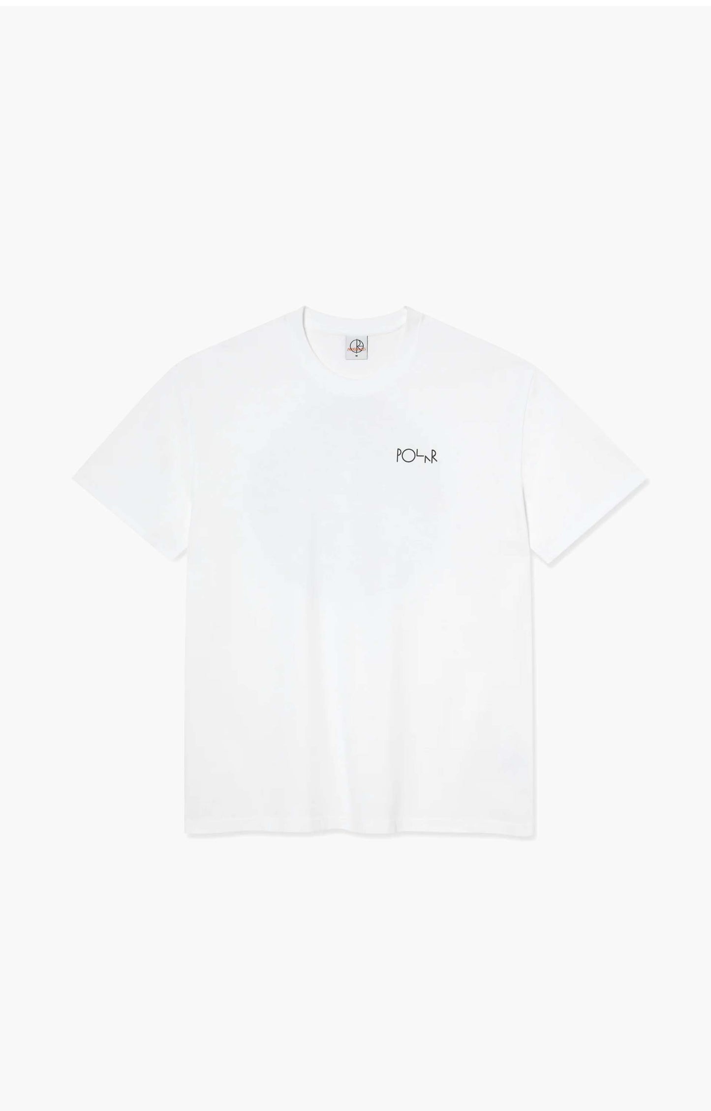 Polar Skate Co Fill Logo Burnside 2084 T-Shirt, White