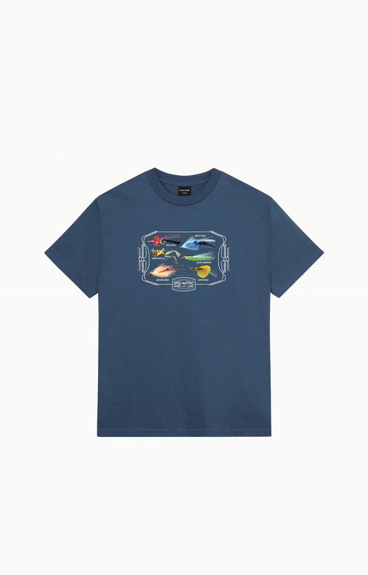 Pass~Port Lures T-Shirt, Harbour Blue