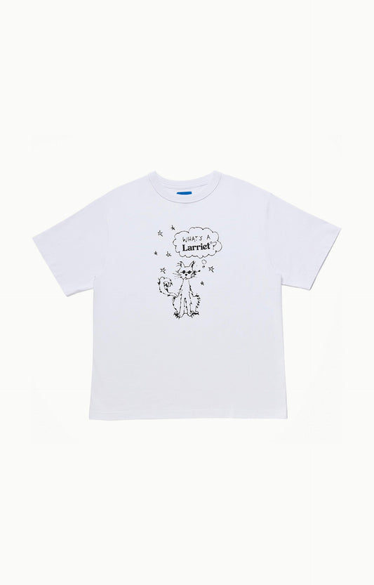 Larriet What? T-Shirt, White