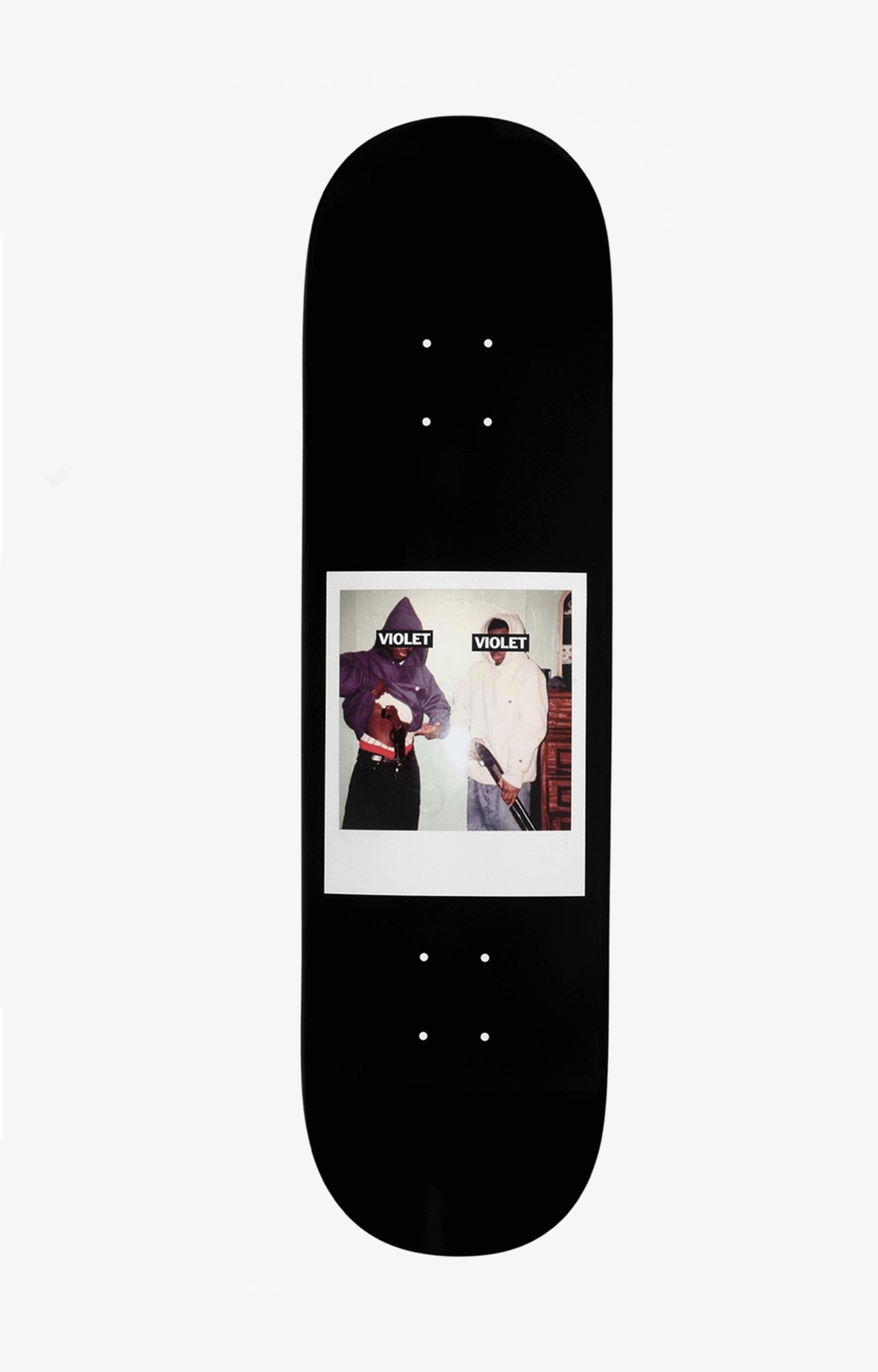 Violet We're In This Together Skateboard Deck, 8.5"