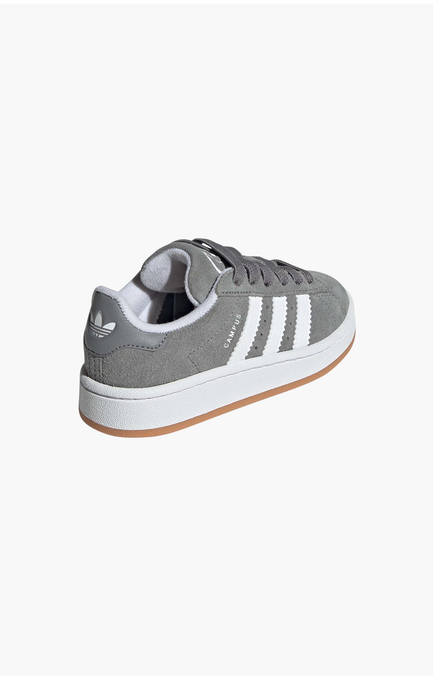 Adidas Campus 00's Elastic Youth Shoe, Grey/White/Gold