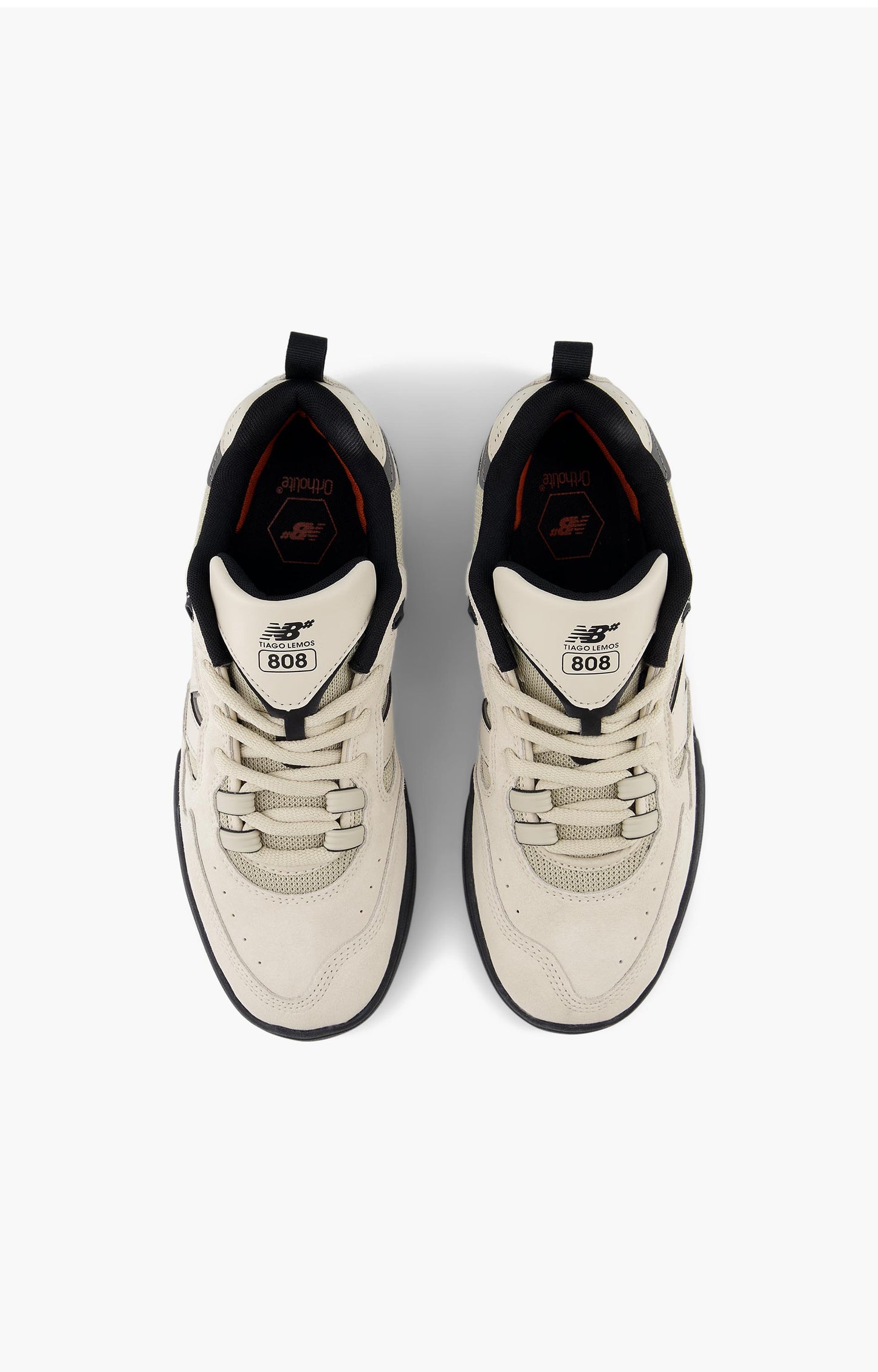 New Balance Numeric NM808BIB Shoe, Cream/Black