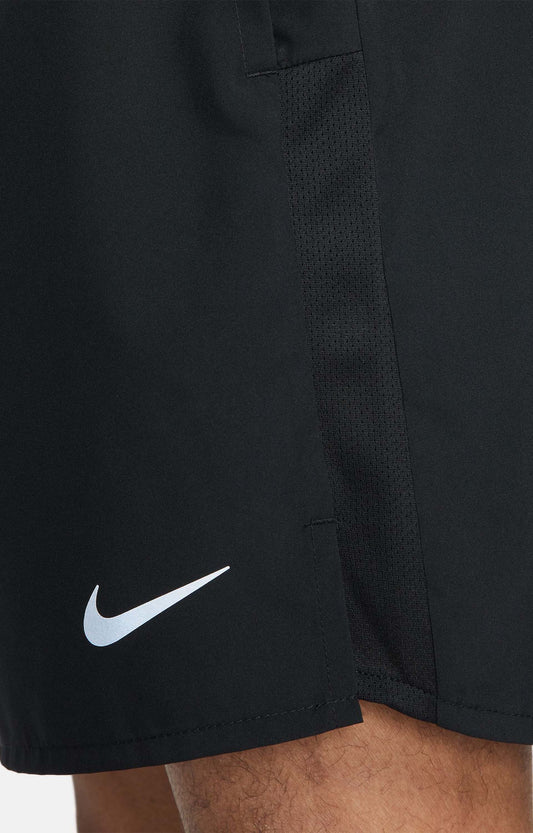 Nike Dri-FIT 7" Challenger Shorts, Black/Reflective Silver