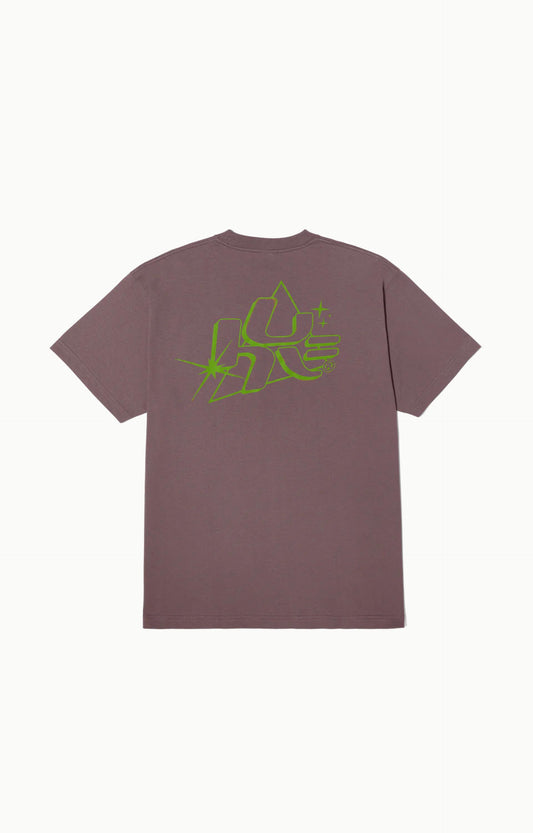 HUF Glow T-Shirt, Light Plum