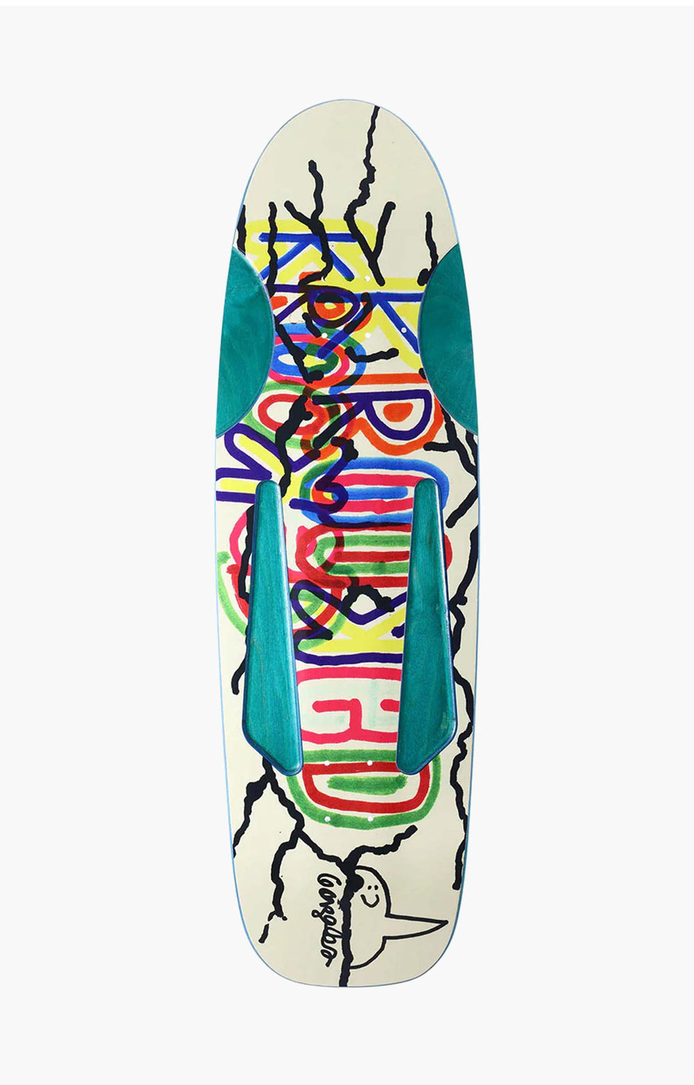 Krooked Gonz Baby Beamer Skateboard Deck, 10.12"