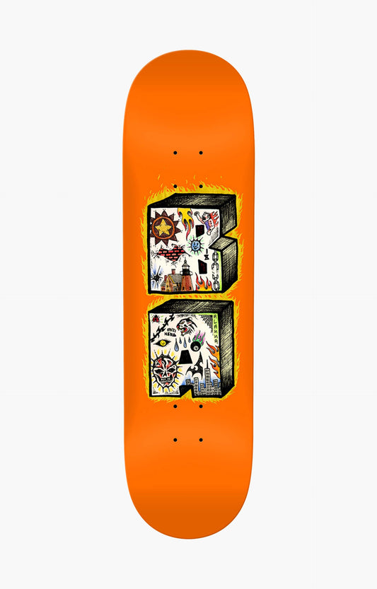 Anti Hero BA Stacked Skateboard Deck, 8.75"