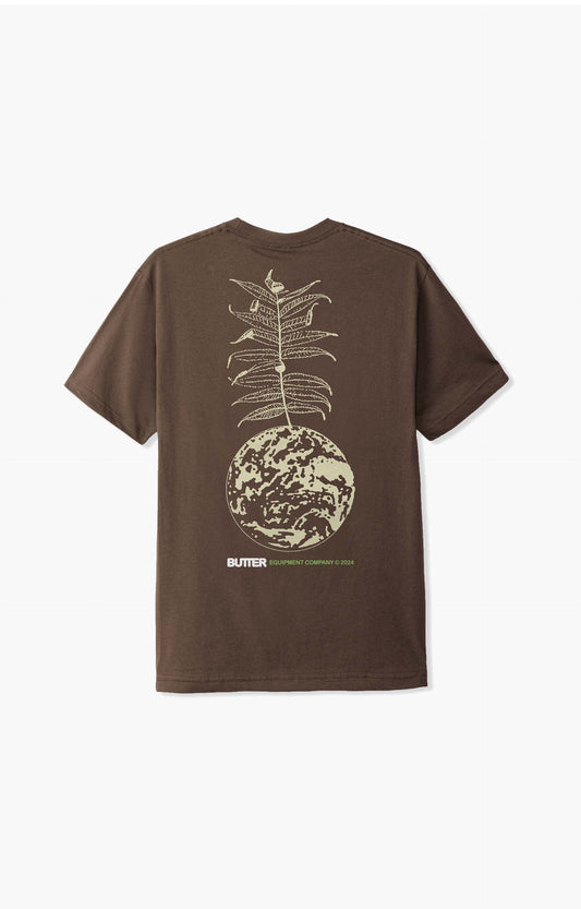 Butter Goods Earth T-Shirt, Brown