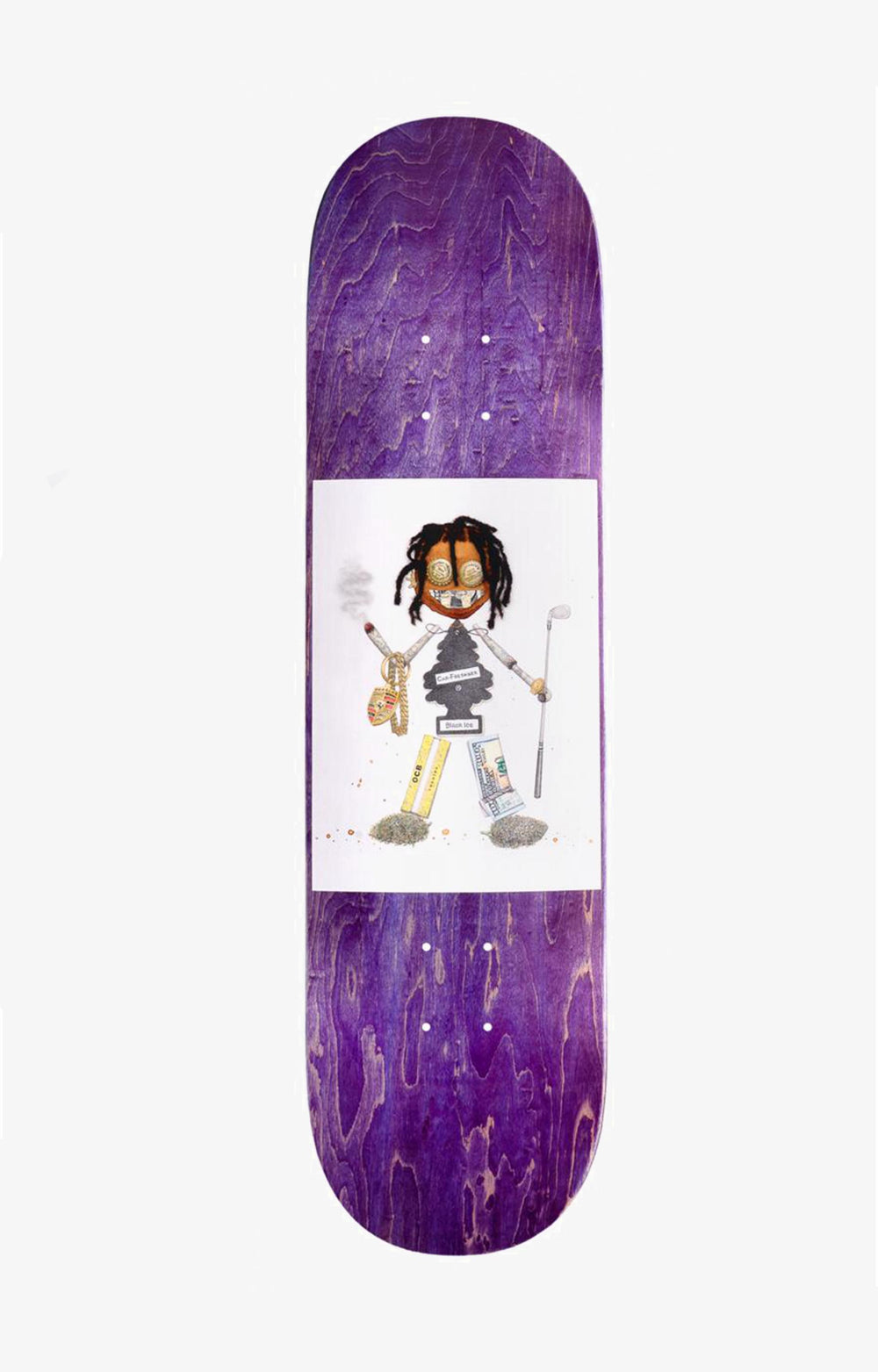 Violet Kader Trash Doll Skateboard Deck, 8.38"