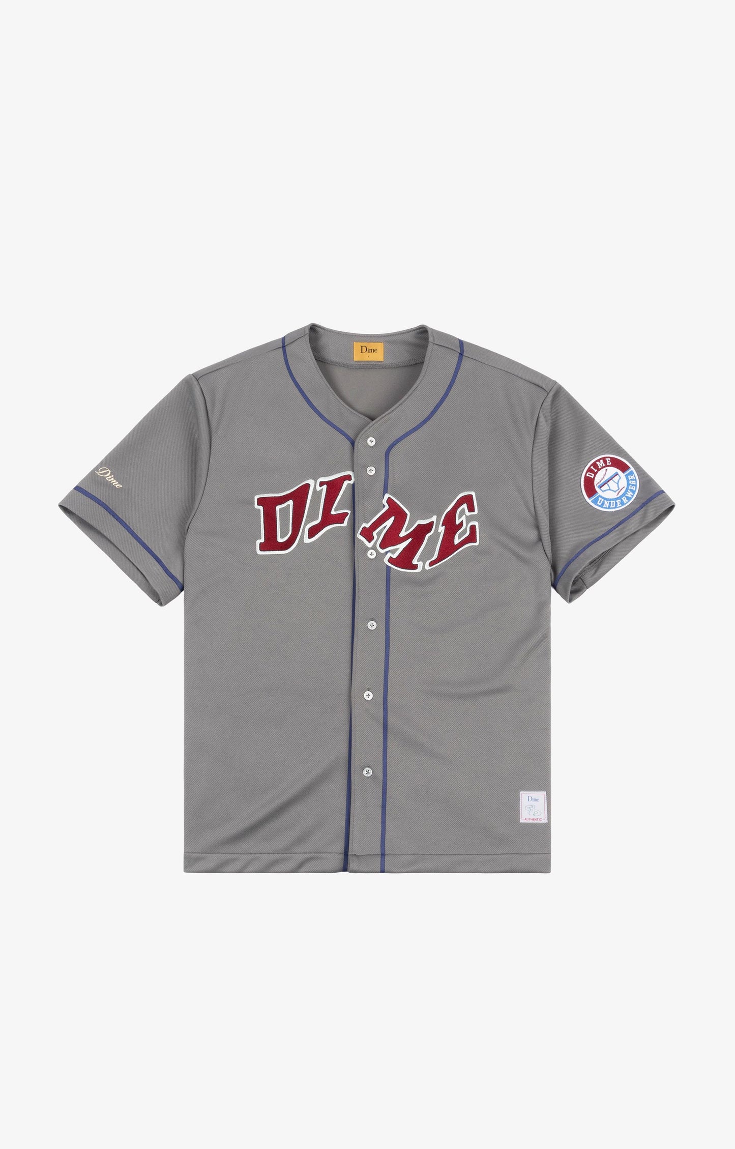 Dime League Jersey, Grey