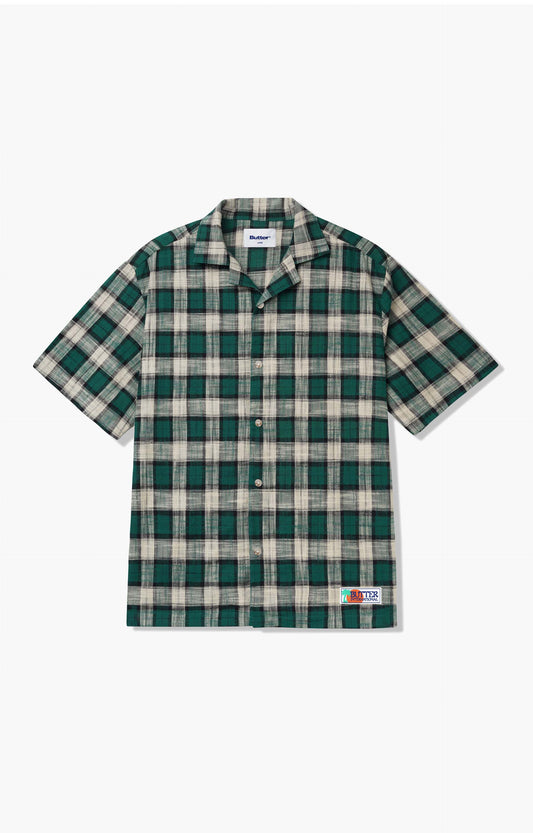 Butter Goods Vacation Shortsleeve Shirt, Green