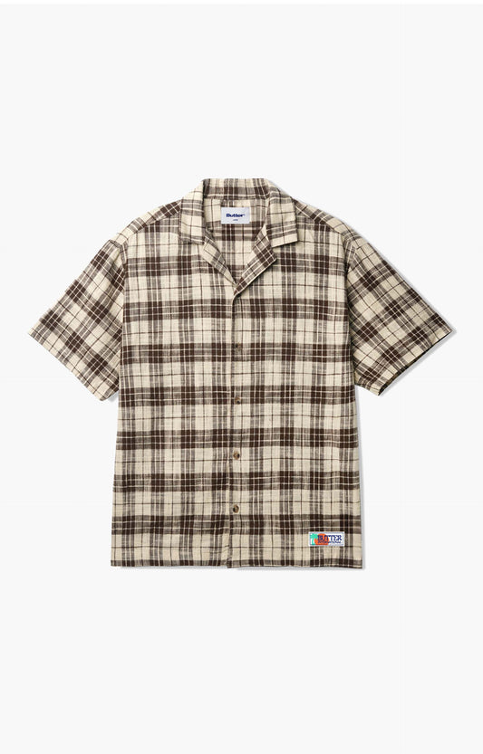 Butter Goods Vacation Shortsleeve Shirt, Brown