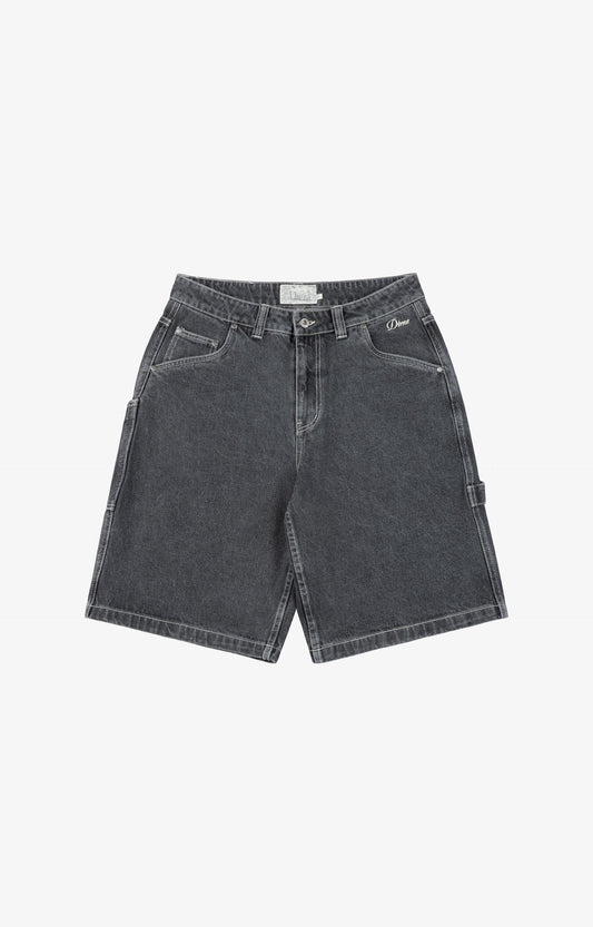 Dime Classic Denim Shorts, Faded Black